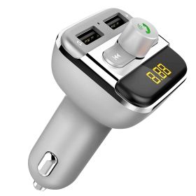 Car Wireless FM Transmitter 3.4A Dual USB Charge Hands-free Call Car MP3 Player TF Card USB Disk Reading