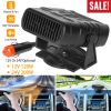 12V 120W Portable Car Heater Heating Fan 2 in 1 Defroster Demister Windshield Heater Automotive Cooling Fan