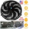 16 Inch Electric Radiator Cooling Fan 12V 120W 10 Blades Car w/ Mounting Kit