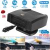 24V 180W Portable Car Heater Heating Fan 2 in 1 Defroster Defogger Demister Windshield Heater Automotive Cooling Fan with 360°Rotating Base