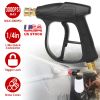 1/4in High Pressure Car Washer Sprayer 3000PSI Car Foam Spray Power Short Wand M22-14