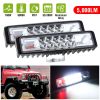 6" LED Light Bar 160W 5000lm Offroad Driving Spot Lights Work Light Pods IP67 Waterproof Fog Light Spot Flood Beam for Jeep Trailer Truck Bus Boat  2P