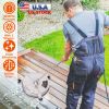 15in High Pressure Washer Flat Surface Cleaner 4000PSI Stainless Steel Disc Power Washer Broom with 3 Wheels 2 Washer Extension Wands 2 Replacement No