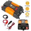 500W Continuous Power Inverter DC 12V To AC 110V Car 4000w Peak Power Inverter w/ Dual 5V 2.1A USB Ports For RV Caravan Truck Laptop