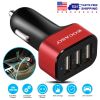 USB Car Charger 30W 5.5A 3 USB Port Cigarette Lighter Charger Adapter For iPhone XS/iPhone XS Max/iPhone 8 Plus/Galaxy S7/Galaxy S6