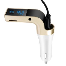 Car Wireless FM Transmitter USB Charger Hands-free Call MP3 Player TF Card Reading Aux-in LCD Display