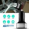 USB Car Charger 30W 5.5A 3 USB Port Cigarette Lighter Charger Adapter For iPhone XS/iPhone XS Max/iPhone 8 Plus/Galaxy S7/Galaxy S6