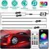 Waterproof RGB Underglow LED Strip Remote App Control Car Underbody Light Music Control Exterior Underbody Lights DC 12V