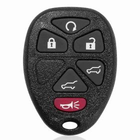 CA_ChevyKeylessRemote(2Pcs)_GPCT15052 Keyless Entry Car Key Remote Key Fob Case Button Pad Replacement for TAHOE Chevy 2007-2014 OUC60270 OUC60221