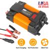 500W Continuous Power Inverter DC 12V To AC 110V Car 4000w Peak Power Inverter w/ Dual 5V 2.1A USB Ports For RV Caravan Truck Laptop