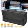 3.85Gal Car Boot Organizer Box Collapsible Trunk Bag Storage Container Travel Tidy Case Holder