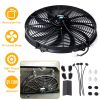 16 Inch Electric Radiator Cooling Fan 12V 120W 10 Blades Car w/ Mounting Kit