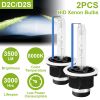 2PCS D2C/D2S HID Xenon Light Bulbs 35W 8000K 3500LM Headlight Replacement Bulbs