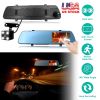 1080P Car DVR 4.3in Camera Dash Cam Camcorder Camera Recorder with 140° Angle Loop Recording Motion Detection Picture-in-Picture Display G-sensor