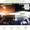 13Pcs T10 31mm Festoon LED Light Bulb Interior Dome Map LED Lights License Plate Trunk Side Positioning Lights 6000K White