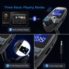 iMounTek Car Wireless FM Transmitter Fast USB Charge Hands-free Call Car MP3 Player AUX Input