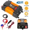 500W Continuous Power Inverter DC 12V To AC 110V Car 4000w Peak Power Inverter w/ Dual 5V 2.1A USB Ports For RV Caravan Truck Laptop