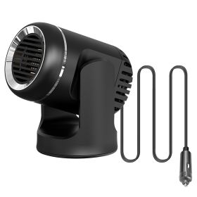 12V 120W Portable Car Heater 2 In 1 Heating Cooling Fan Rotatable Demister Defroster with 4.92ft Cord