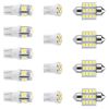 13Pcs T10 31mm Festoon LED Light Bulb Interior Dome Map LED Lights License Plate Trunk Side Positioning Lights 6000K White