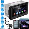 7In Universal Wireless Car MP5 Player 1080P Video Player Stereo Audio FM Radio Aux/USB Input with Rear View Camera Remote Control