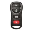 2 Keyless Entry Car Key Remote Key Fob Case Button Pad Replacement for 2002-2006 Nissan Altima KBRASTU15