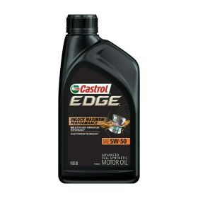 Castrol EDGE 5W-50 Advanced Full Synthetic Motor Oil, 1 Quart