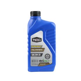 Super Tech Full Synthetic SAE 0W-20 Motor Oil, 1 Quart