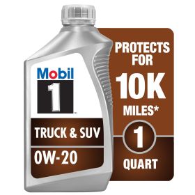 Mobil 1 Truck & SUV Full Synthetic Motor Oil 0W-20, 1 qt