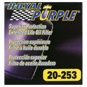 Royal Purple 20-253 Extended Life Engine Motor Oil Filter Fits Chrysler, Dodge, Ford, Mercury, Jeep, Land Rover, Nissan, Toyota, Triumph and VW