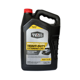 Super Tech Prediluted 50/50 Heavy-Duty Extended Life Antifreeze/Coolant, 1 Gallon