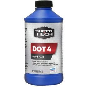 Super Tech Premium Synthetic Dot 4 Brake Fluid, 12 fl. oz.