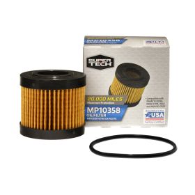 SuperTech Maximum Performance 20,000 mile Replacement Sythetic Oil Filter MP10358 for Toyota and Scion