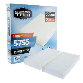 SuperTech Cabin Air Filter 5755, Replacement Air/Dust Filter for Honda