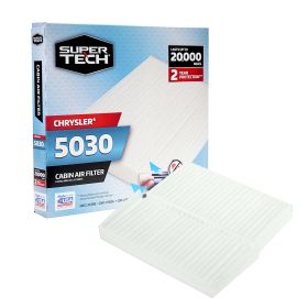 SuperTech Cabin Air Filter 5030, Replacement Air/Dust Filter for Chrysler