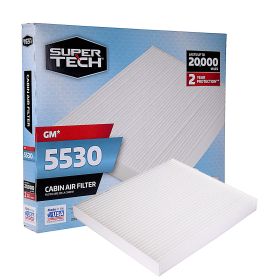 SuperTech Cabin Air Filter 5530, Replacement Air/Dust Filter for GM