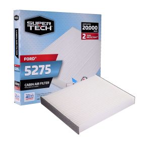 SuperTech Cabin Air Filter 5275, Replacement Air/Dust Filter for Ford