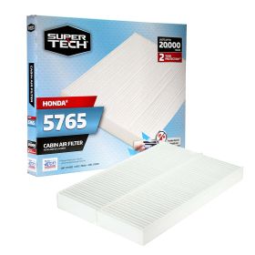 SuperTech Cabin Air Filter 5765, Replacement Air/Dust Filter for Honda