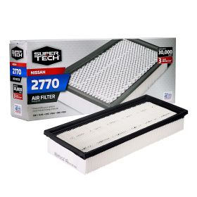 Super Tech 2770 Engine Air Filter, Replacement Filter for Nissan