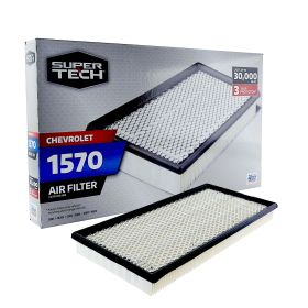 Super Tech 1570 Engine Air Filter, Replacement Filter for GM or Chevrolet