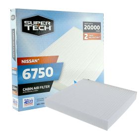 Super Tech 6750 Cabin Air Filters, Replacement Air/Dust Filter for Nissan