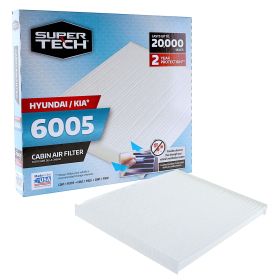 Super Tech 6005 Cabin Air Filters for Hyundai/Kia Replacement Air/Dust Filter