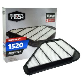 Super Tech 1520 Engine Air Filter, Replacement for GM and Chevrolet