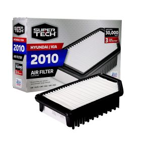 Super Tech 2010 Engine Air Filter, Replacement Filter for Hyundai and Kia