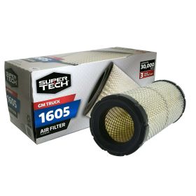 Super Tech 1605 Engine Air Filter, Replacement Filter for GM or GM Truck