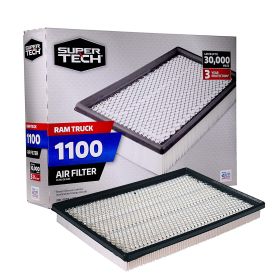 Super Tech 1100 Engine Air Filter, Replacement Filter for Chrysler or Ram Truck