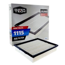 Super Tech 1115 Engine Air Filter, Replacement Filter for Chrysler or Ram Truck