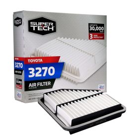 Super Tech 3270 Engine Air Filter, Replacement Filter for Toyota