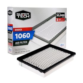 Super Tech 1060 Engine Air Filter, Replacement Filter for Chrysler or Dodge