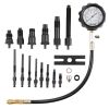 VEVOR Diesel Engine Compression Tester, 18 pcs Cylinder Pressure Test Tool Kit, with 0-1000 psi Gauge and Adapters