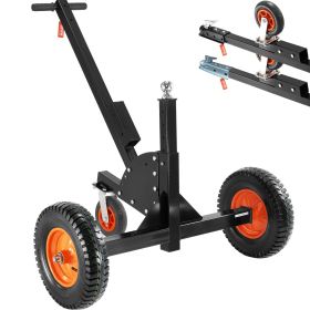 VEVOR Adjustable Trailer Dolly, 1500lbs Tongue Weight Capacity, 2 in 1 Trailer Mover with 23.6''-35.4'' Adjustable Height & 2'' Ball